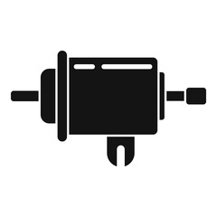 Gasoline metal filter icon. Simple illustration of gasoline metal filter vector icon for web design isolated on white background