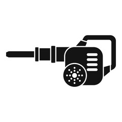 Gasoline leaf pump icon. Simple illustration of gasoline leaf pump vector icon for web design isolated on white background
