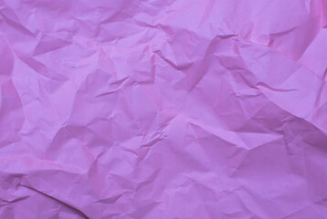Obraz premium Crumpled pink color background texture