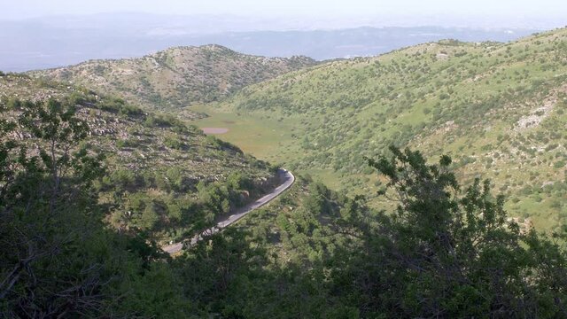 Mount Hermon Landscape, Arar valley and woodland, Israel
Long shot view, July, 2020
