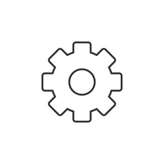 Gear icon. Setting symbol modern, simple, vector, icon for website design, mobile app, ui. Vector Illustration
