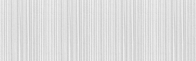 Panorama of Modern white stone wall with stripes texture and seamless background