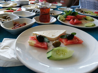 fresh and organic delicious buffet breakfast