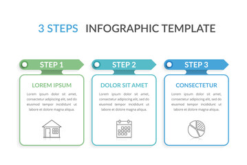 3 Steps - Infographic Template