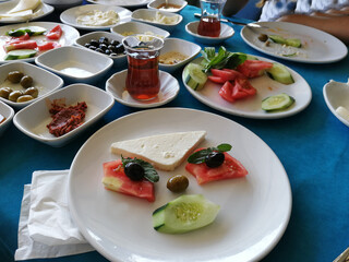 fresh and organic delicious buffet breakfast