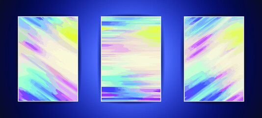 Fototapeta premium Modern Flow Abstract Background Fluid template. Wave Liquid Shapes. Creative Art Design. Color Wave Template, for Banner, Cover, Poster