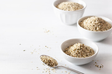hulled hemp seeds, healthy superfood supplement