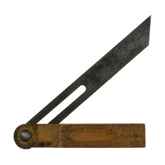 Antique adjustable flush sliding T bevel