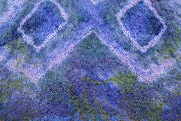 art color felt background texture, wool handmade textile