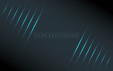 abstract metallic blue black frame layout modern tech design template background