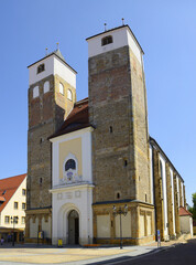 Freiberg, Saxony, Germany - Freiberg Church of St. Nicholas. Freiberg historic centre has been...