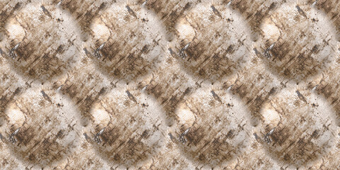 Beige Vintage Grunge Effect. Overlay Dirty Stone 