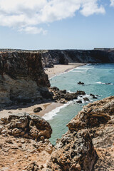 Fototapeta na wymiar Coastline of Sagres, Algarve, Portugal 