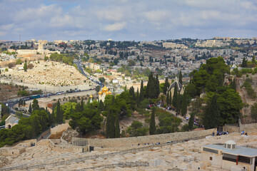 Fototapeta na wymiar The old quarters of Jerusalem