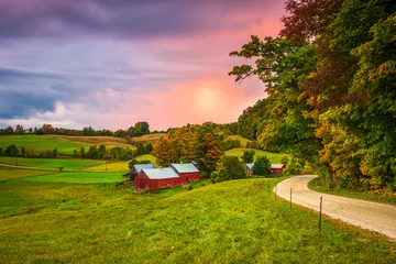 Keuken spatwand met foto Jenne Farm in Vermont, USA © SeanPavonePhoto