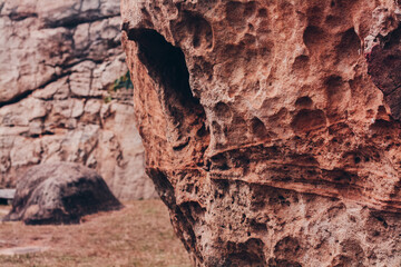 red rock in the desert