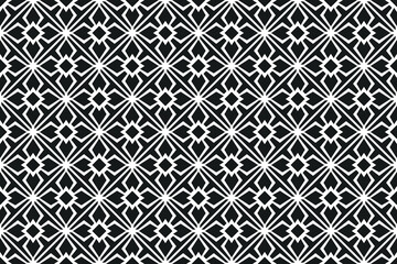 Geometric seamless pattern with lines. Lattice design.