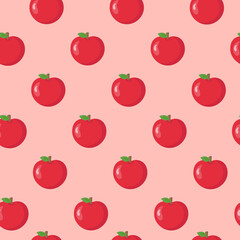 This is a seamless pattern texture of apple on a light background. Wrapping paper.