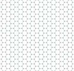 Abstract hexagons seamless pattern and grid texture.