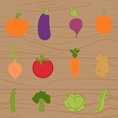 Cartoon vegetable cute