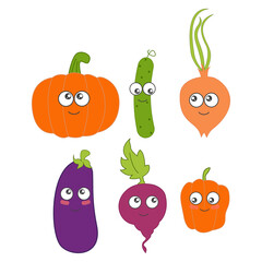 Cartoon vegetable cute