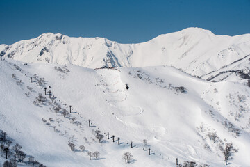 Banked slalom in Tenjin Tanigawa