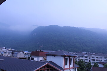 house in the mountains