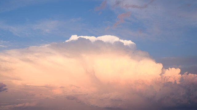 sunset sky with stormy clouds © Jon