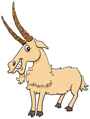 goat farm animal cartoon comic character