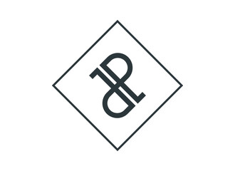 DP logo, interwoven letters monogram or motif