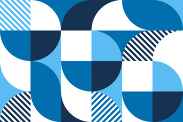 Abstract vector geometric pattern, background design in Bauhaus style, for web design, business card, invitation, poster, cover.