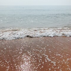 waves on the beach