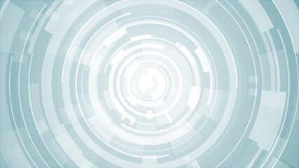 Circle white blue bright technology Hi-tech background. Abstract graphic digital future concept design.