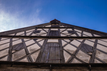 Obraz premium Old medieval building exterior in old town Germany