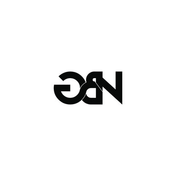 gbn letter original monogram logo design