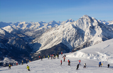  Via Lattea is an Italian-French ski area made up of seven Piedmontese towns in Val Susa and Val...