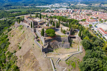 The medieval village of Hostalric catalonia, Spain