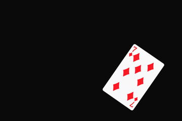 トランプ　ダイヤ　7　素材