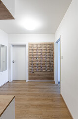 Interior of modern hallway in small flat