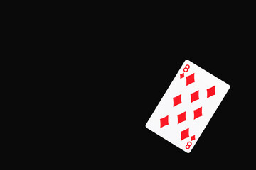 トランプ　ダイヤ　8　素材