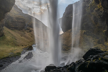 Kvernufoss, a waterall in south Iceland