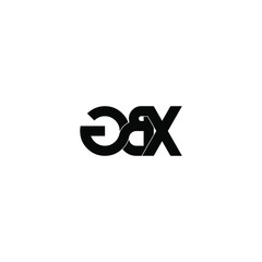 gbx letter original monogram logo design