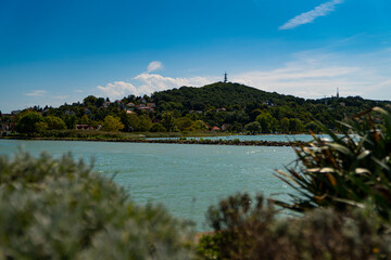 Sicht auf die Aussichtsplattform von Fonyod