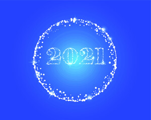 2021 new year illustration