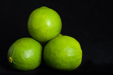 Limões verdes  foto macro