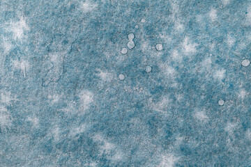 Abstract art background light blue and white colors. Watercolor painting on canvas.