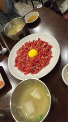 Korean-style raw beef