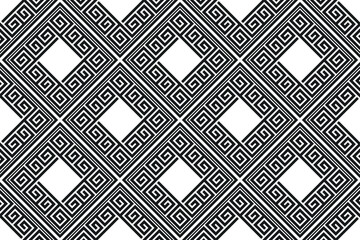 Geometric seamless pattern with lines. Lattice design.
