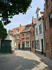 Fototapeta na wymiar street in the old town of brugge