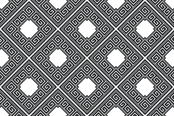 Geometric seamless pattern with lines. Lattice design.